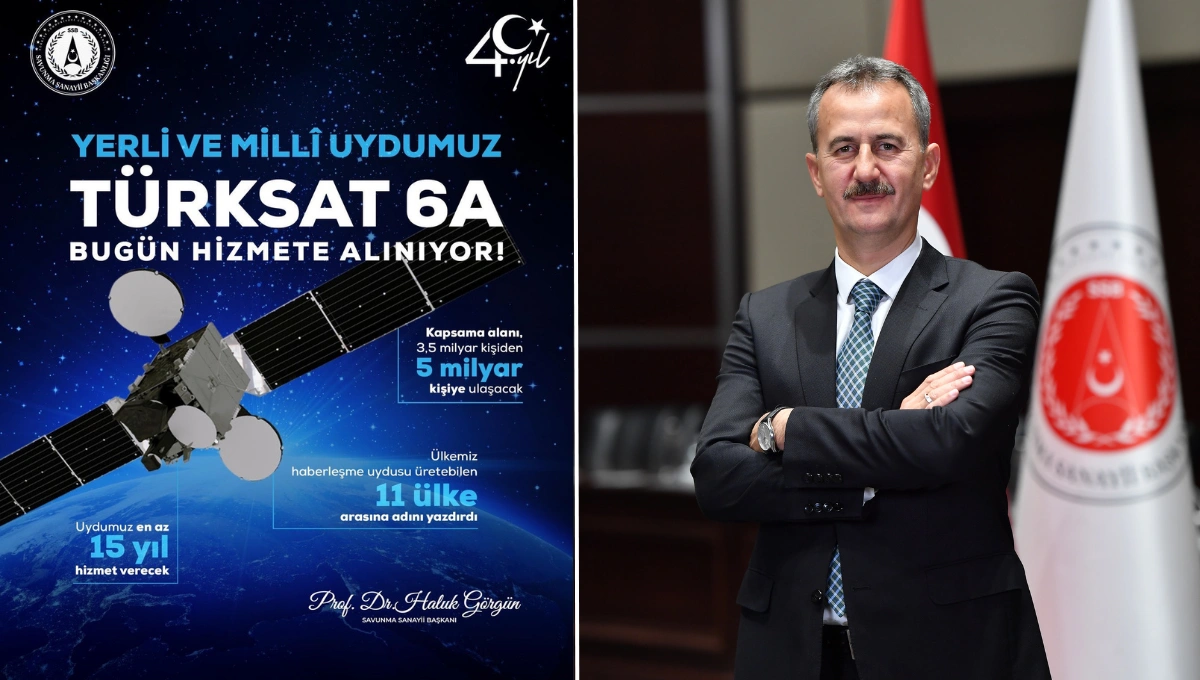 Türkiye’nin Uzaydaki Varlığı Güçleniyor: TÜRKSAT 6A