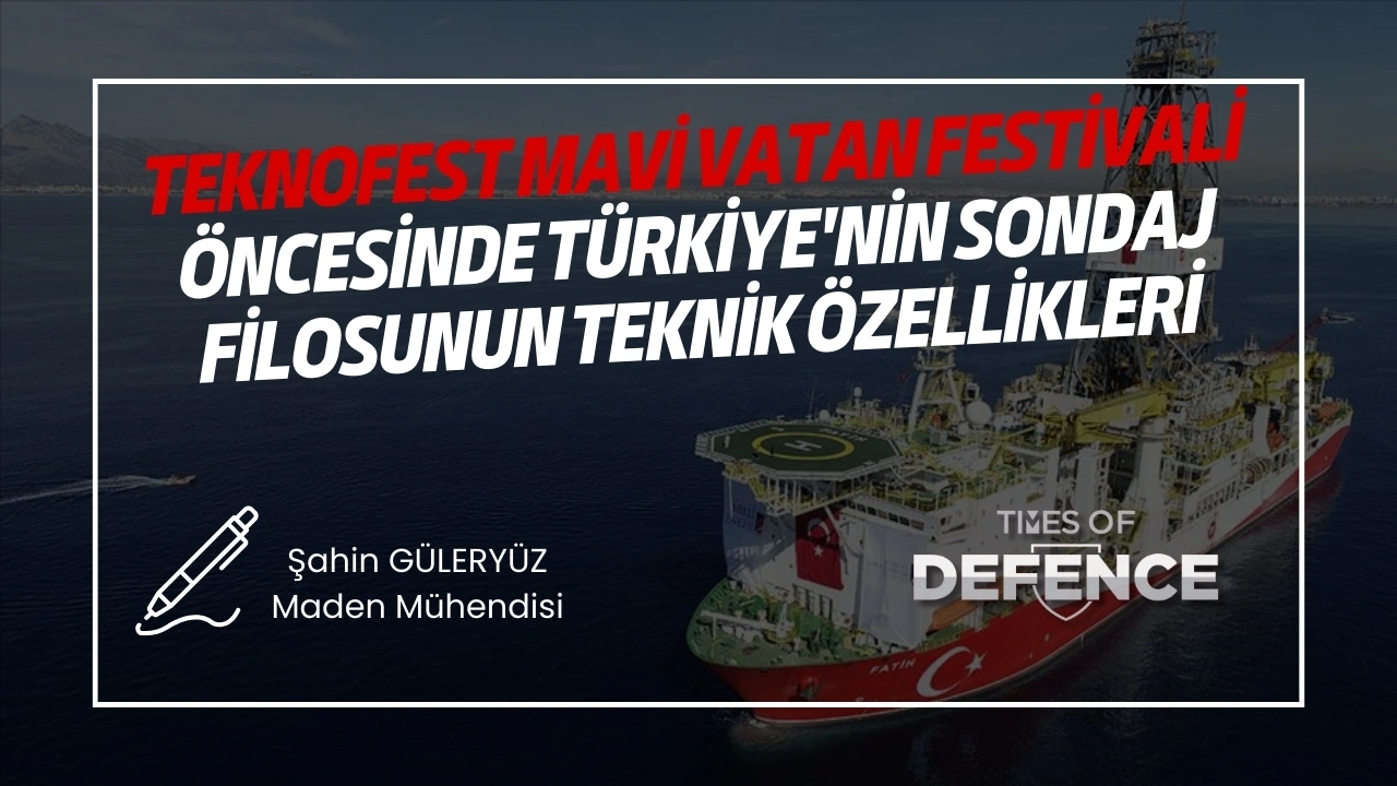 TEKNOFEST Mavi Vatan Festivali Öncesinde Türkiye'nin Sondaj Filosunun Teknik Özellikleri