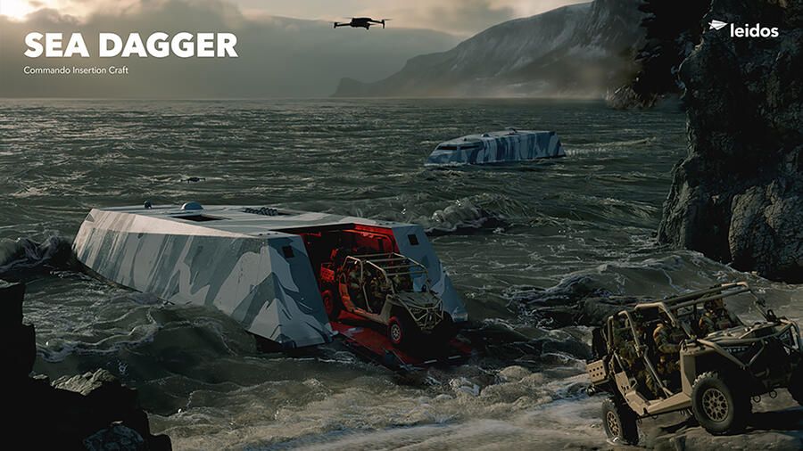 Leidos, Kraliyet Donanmasını Geliştirmek İçin Sea Dagger Komando Takma Aracı Konseptini Tanıttı