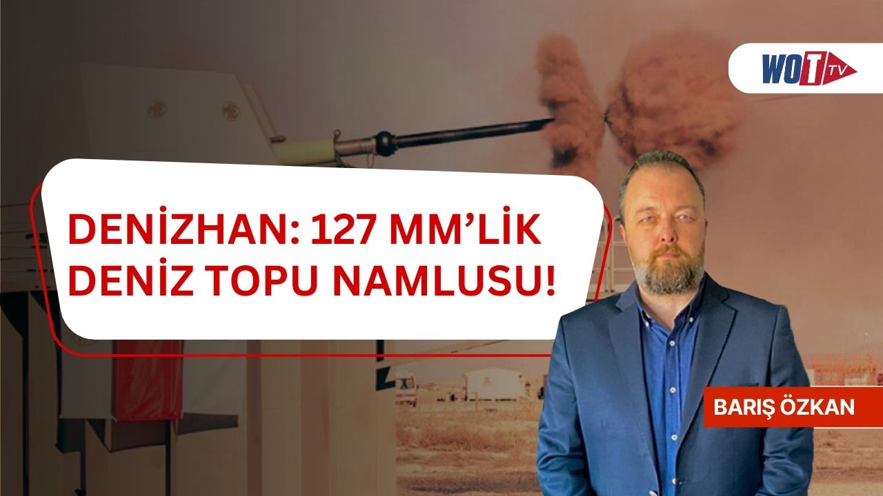 Denizhan 127 mm’lik deniz topu namlusundan ilk atış!