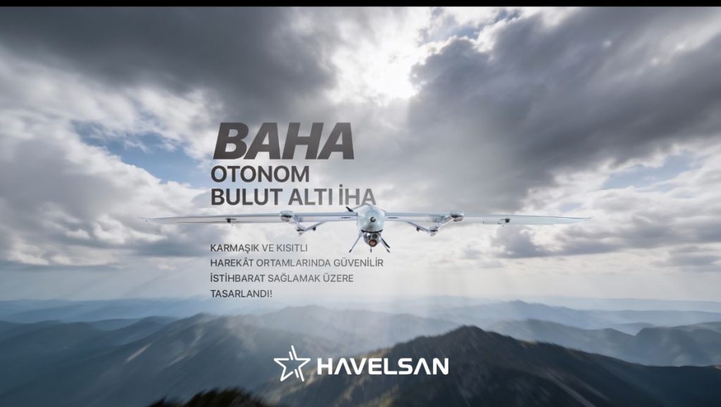 HAVELSAN’dan Otonom Bulut Altı İHA: BAHA