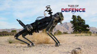 Indian Army Robotic Dog Demonstrated During Yudh Abhyas 2026 in Auli