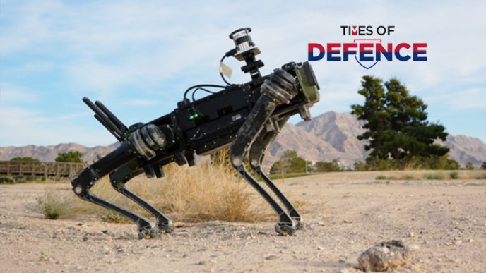 Indian Army Robotic Dog Demonstrated During Yudh Abhyas 2026 in Auli