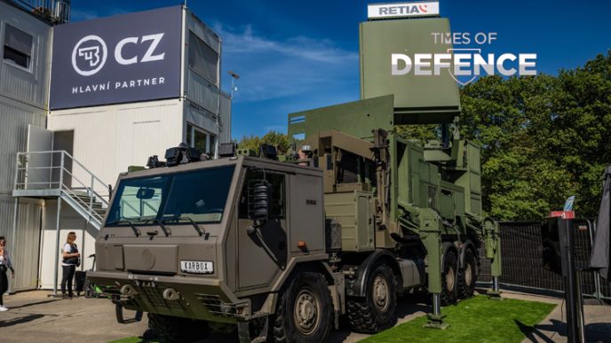 Retia Unveils RSB21 ReSaurion Medium 3D AESA Radar for the Trident Air Defence System