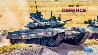 Russia Delivers New Batch of T-90M and T-72B3M Tanks With Enhanced Drone Protection