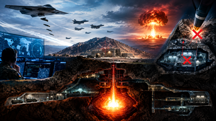 The underground nuclear challenge: Where air power reaches its limits
