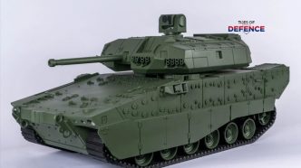 General Dynamics Land Systems Displays Wolf XM30 Scale Model at AUSA 2026