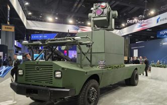 American Rheinmetall Features Laser-Armed Harbinger Praesidia Hybrid UGV at AUSA 2026