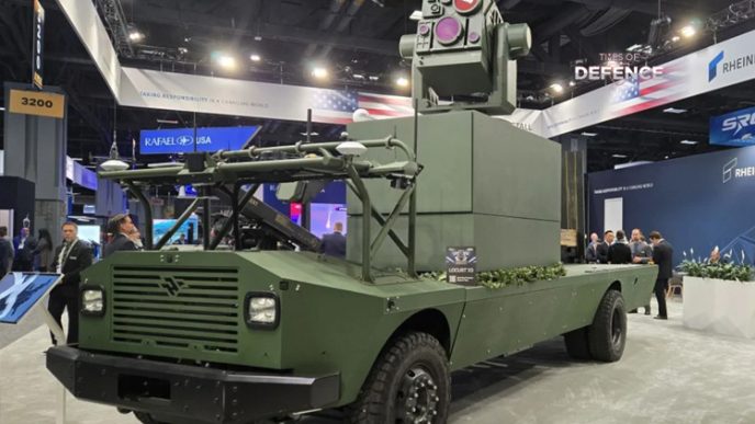 American Rheinmetall Features Laser-Armed Harbinger Praesidia Hybrid UGV at AUSA 2026