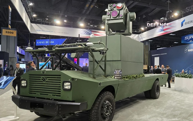 American Rheinmetall Features Laser-Armed Harbinger Praesidia Hybrid UGV at AUSA 2026