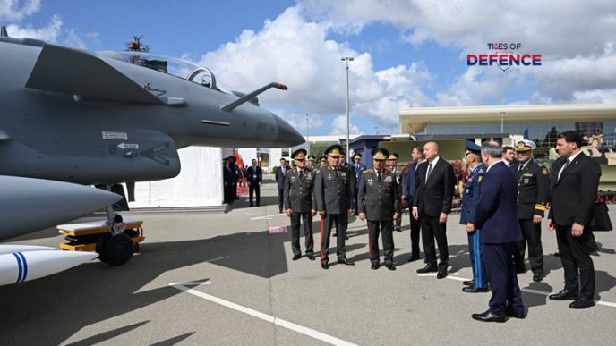 AVIC Showcases Full-Scale J-10CE Fighter Mockup in Azerbaijani Air Force Markings at ADEX 2026