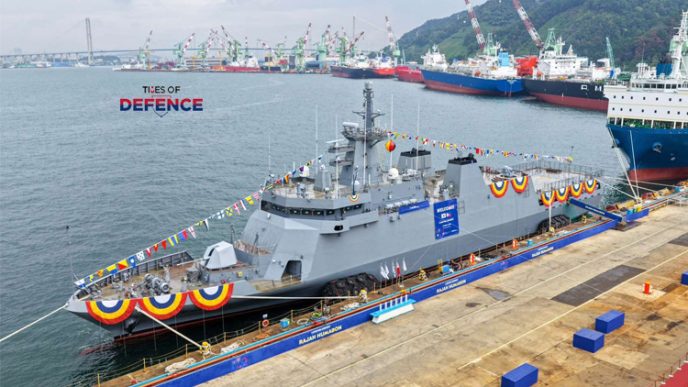 HD Hyundai Heavy Industries Launches Future BRP Rajah Humabon, Third Rajah Sulayman-Class OPV