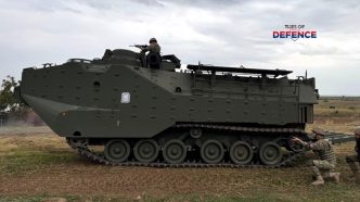 Romanian Naval Forces Take Delivery of First Batch of U.S.-Made AAV7A1 Amphibious Assault Vehicles