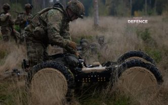 U.S. Army Fields AZAK S26 Modular Robotic Wheel UGV System with 2nd Cavalry Regiment in Germany