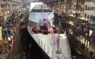 Amur Shipbuilding Plant Launches Project 20380 Steregushchiy-Class Corvette Grozny for Pacific Fleet