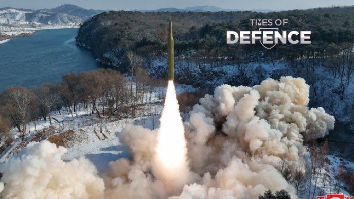 DPRK Conducts Test Launch of AI-Assisted Intermediate-Range Ballistic Missile (IRBM) with Maneuvering Reentry Vehicle (MaRV)