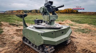 ARX Robotics and Roboneers Successfully Integrate SABER Remote Weapon Station onto GEREON UGV Platform