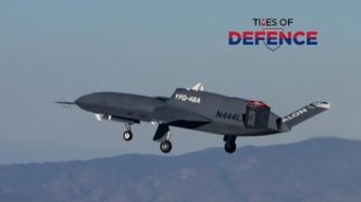 Northrop Grumman YFQ-48A Talon Blue Drone Wingman Achieves Maiden Fully Autonomous Test Flight