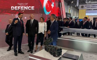 President of Azerbaijan Ilham Aliyev Inspects Roketsan Missile Systems and Defense Technologies at ADEX 2026 in Baku