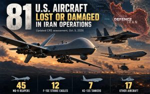 CRS Assessment Documents 81 U.S. Aircraft Lost or Damaged in Middle East Operations