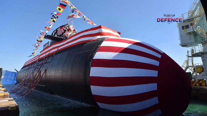 Mitsubishi Heavy Industries Launches 7th Taigei-Class Attack Submarine JS Shogei (SS-519)