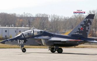 Yakovlev Flies Third Yak-130M Light Attack Prototype in Production-Representative Spec