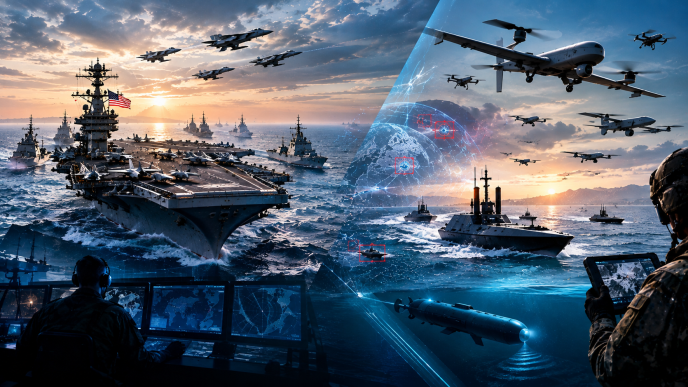 Has the importance of navies declined in the age of drones?